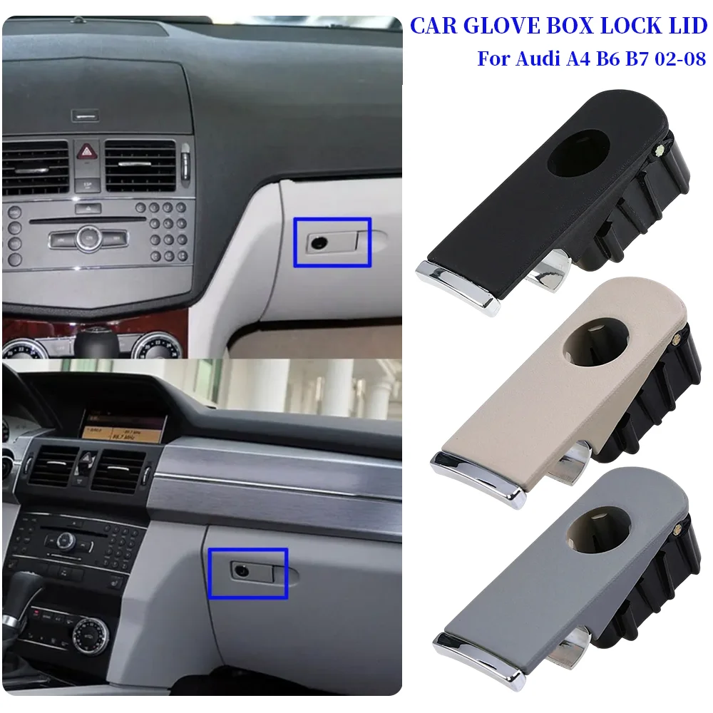 Durability Glove Box Handle Storage Compartment Cover with Strap Hole Dashboard Drawer Pull Accessory for Audi A4 B6 B7 2002-07
Durability Glove Box Handle Storage Compartment Cover with Strap Hole Dashboard Drawer Pull Accessory for Audi A4 B6 B7 2002-07