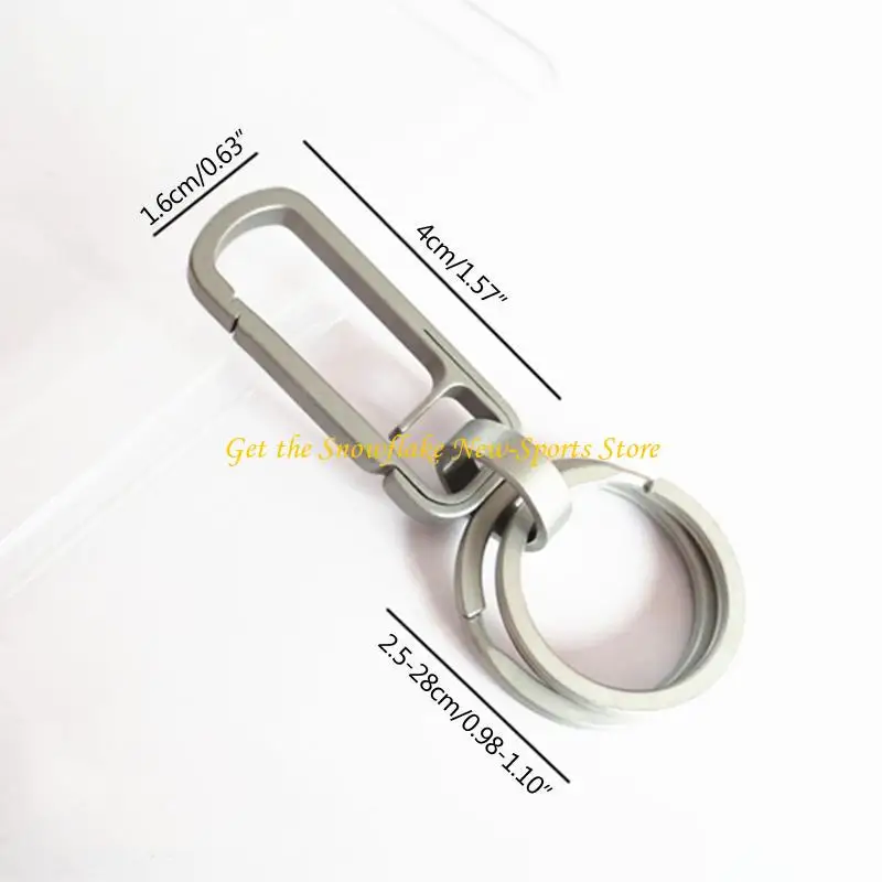 E56D Carabiner Keychain Alluminum Buckles Spring Carabiner Hook Clip Rings
E56D Carabiner Keychain Alluminum Buckles Spring Carabiner Hook Clip Rings
