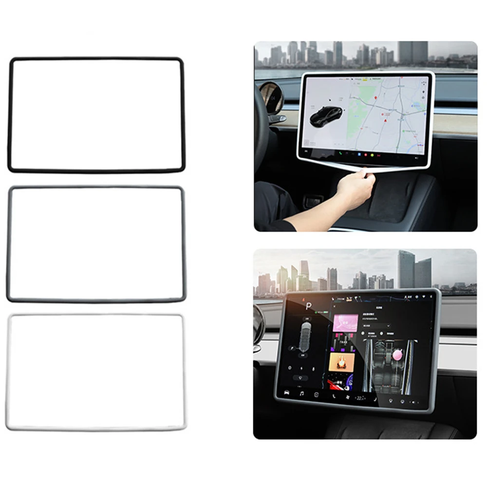 Screen Protector Frame Cover For Tesla Model 3 for Model Y 2017-2023 Center Console Navigation Screen Trim Cover Car Accessories
Screen Protector Frame Cover For Tesla Model 3 for Model Y 2017-2023 Center Console Navigation Screen Trim Cover Car Accessories