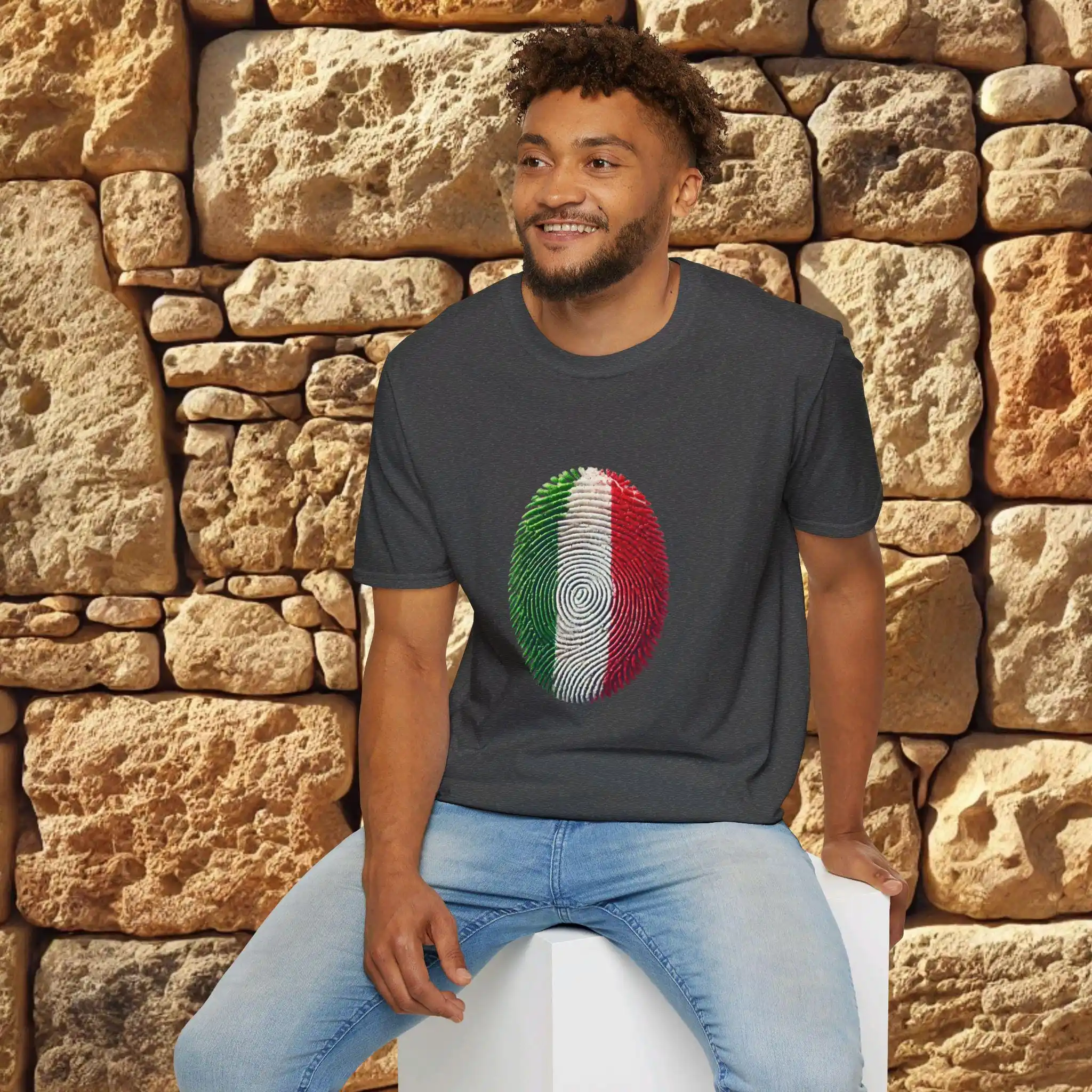T shirt with fingerprint Italy Softstyle
T shirt with fingerprint Italy Softstyle