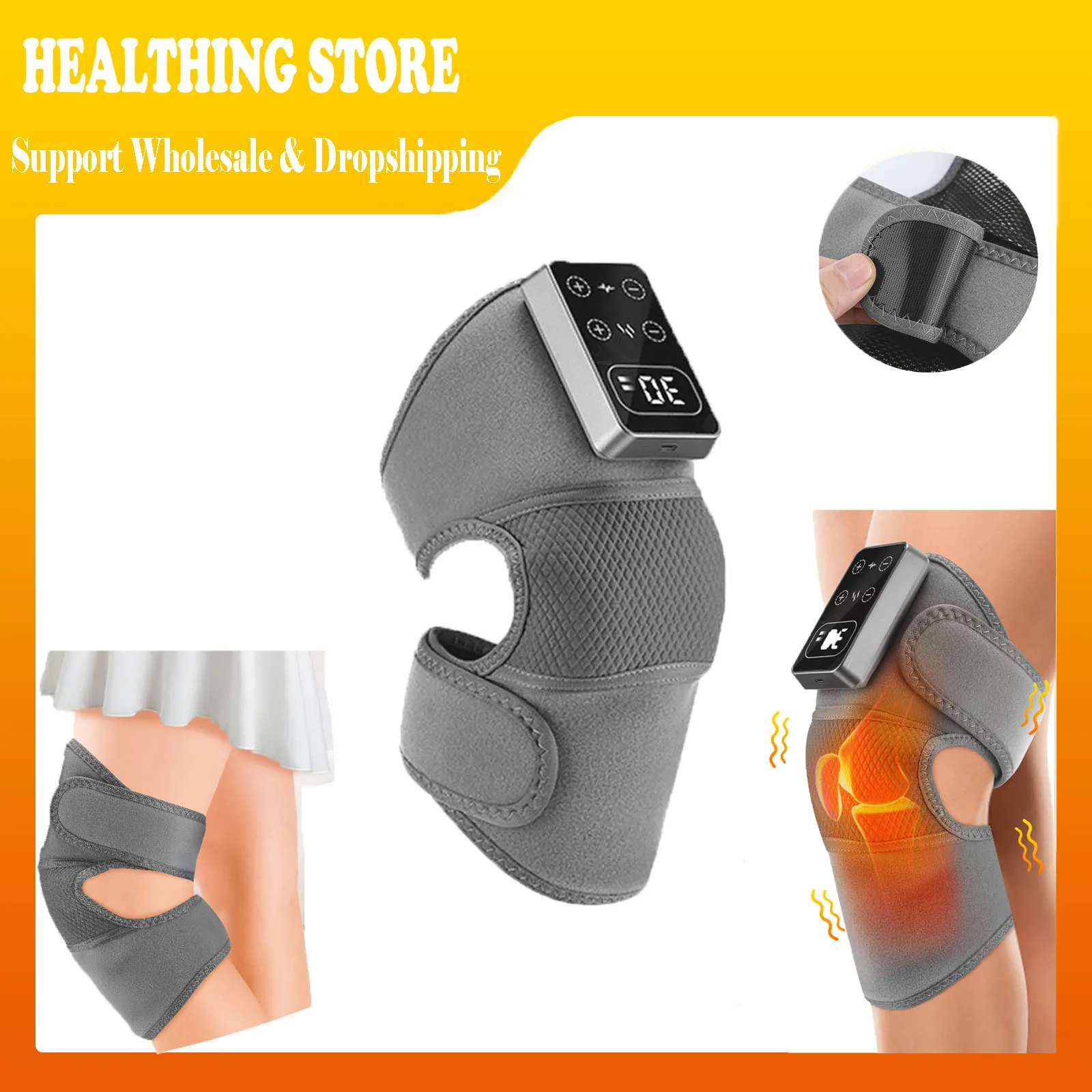 5-уровневый инфракрасный массажер для колена с подогревом, 3 режима вибрации, таймер на 30 минут, дышащая ветрозащитная ткань, сенсорные кнопки, ЖК-дисплей для облегчения суставов
5-уровневый инфракрасный массажер для колена с подогревом, 3 режима вибрации, таймер на 30 минут, дышащая ветрозащитная ткань, сенсорные кнопки, ЖК-дисплей для облегчения суставов