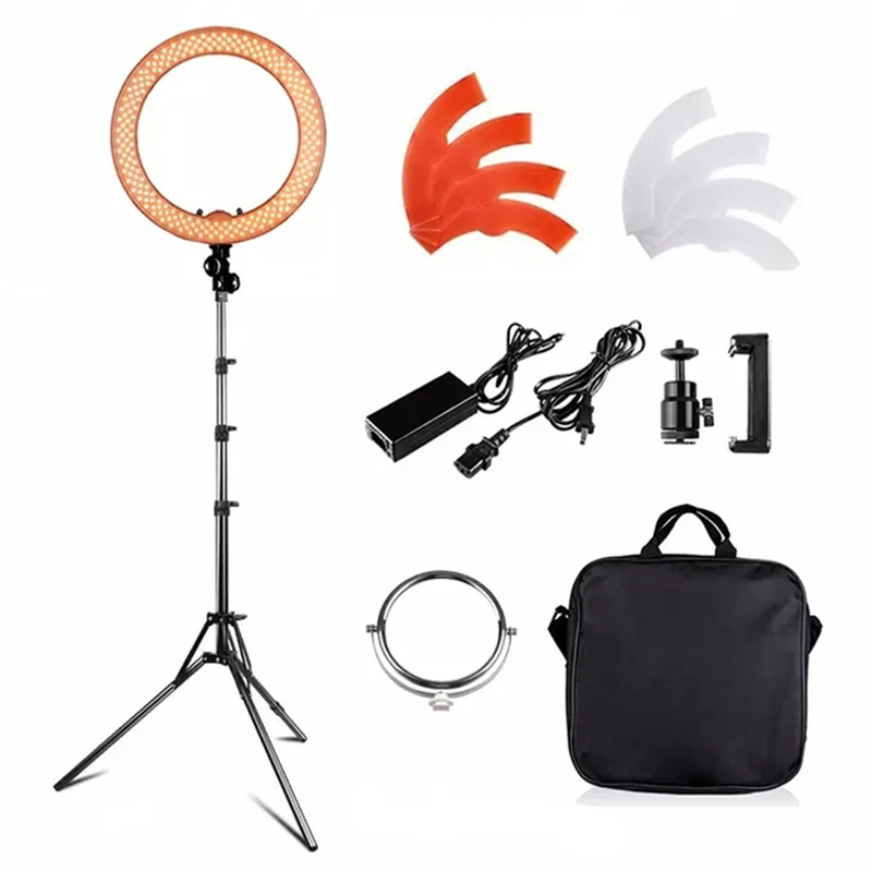 Ring Light Led 55W 5500k Ring Light with Tripod Stand Makeup Studio Photography 18 inches
Ring Light Led 55W 5500k Ring Light with Tripod Stand Makeup Studio Photography 18 inches