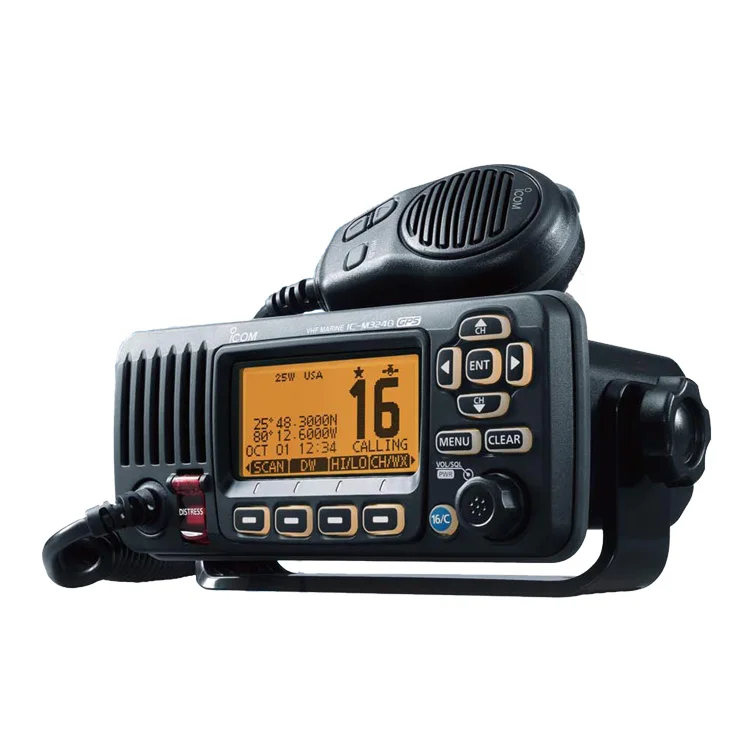 IC-M324G IC-M324 Fixed-Mount IPX7 GPS VHF Marine Transceiver Radio for Icom Radios
IC-M324G IC-M324 Fixed-Mount IPX7 GPS VHF Marine Transceiver Radio for Icom Radios
