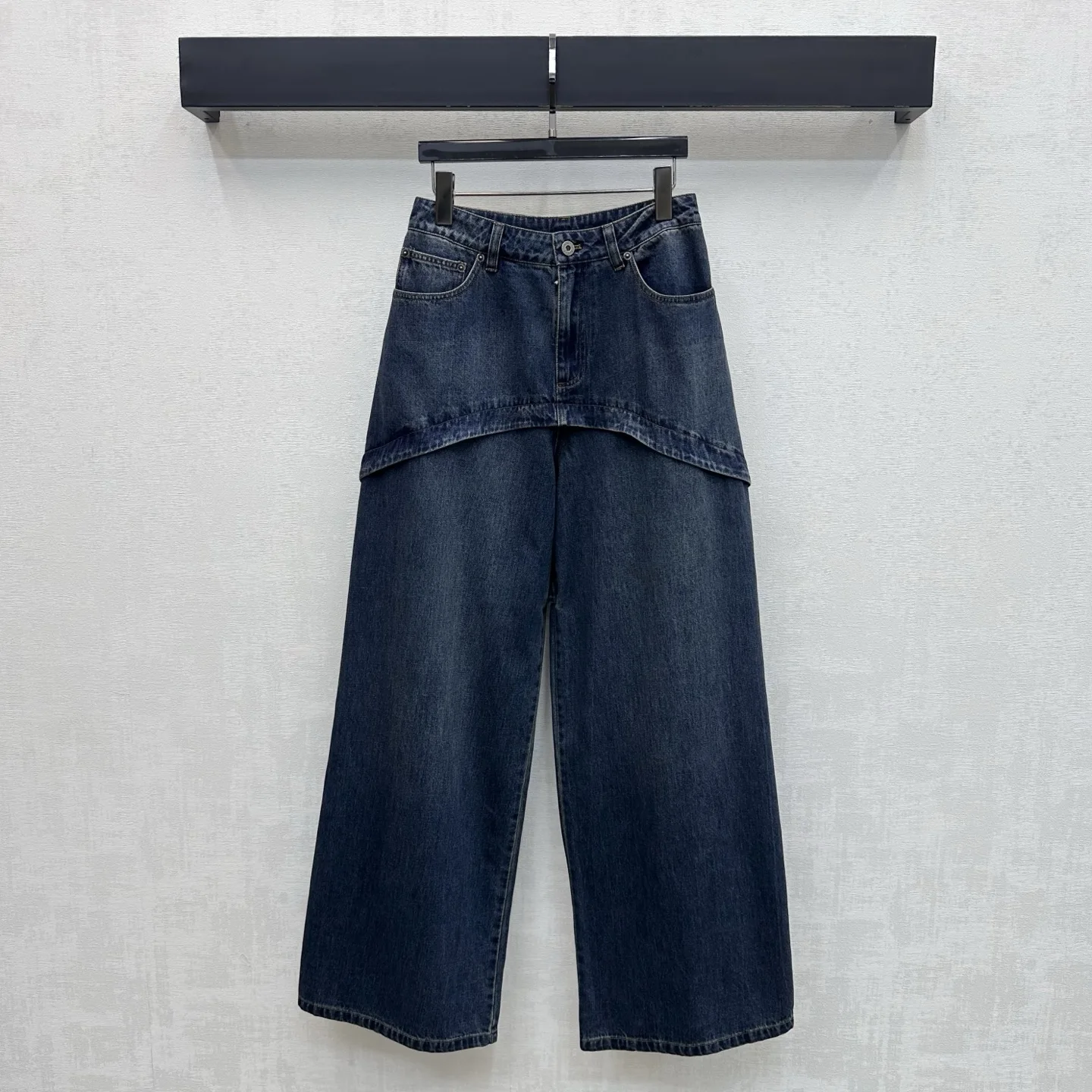 2026 New Patchwork Denim Pants Twill 100% Cotton Denim Material High-Waist Buttoned Pants
2026 New Patchwork Denim Pants Twill 100% Cotton Denim Material High-Waist Buttoned Pants