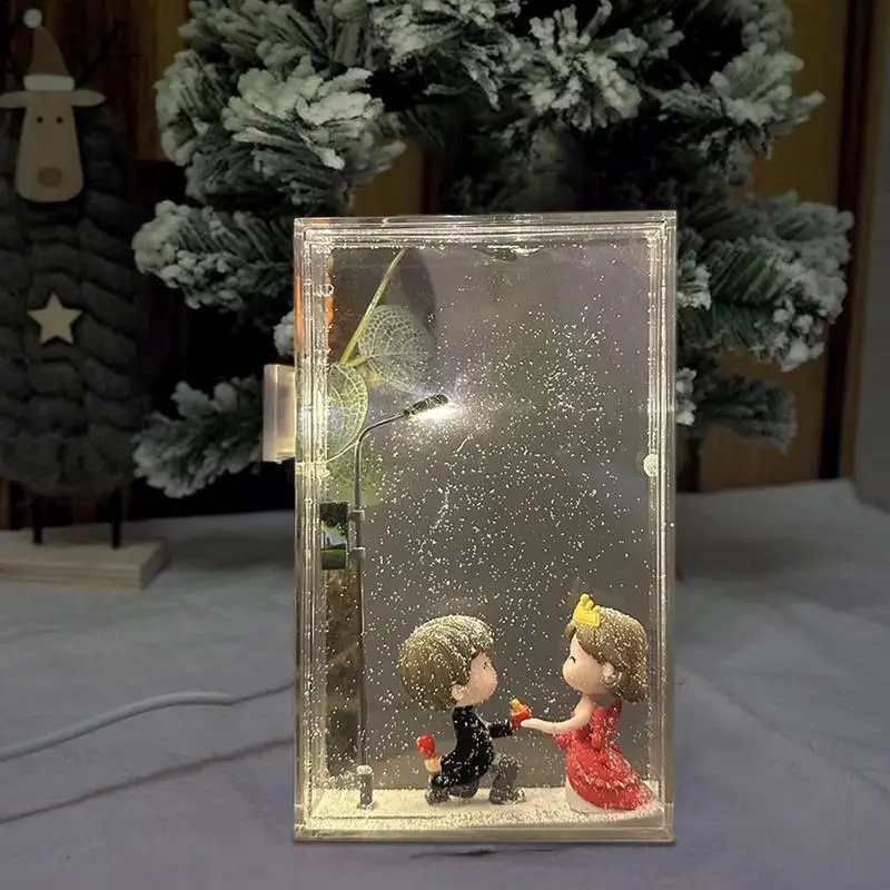 Snow Scene Night Light Christmas Lights Street Lamp Holiday Night Lights Snow Scene Couple Landscape Handmade Desk Decor
Snow Scene Night Light Christmas Lights Street Lamp Holiday Night Lights Snow Scene Couple Landscape Handmade Desk Decor