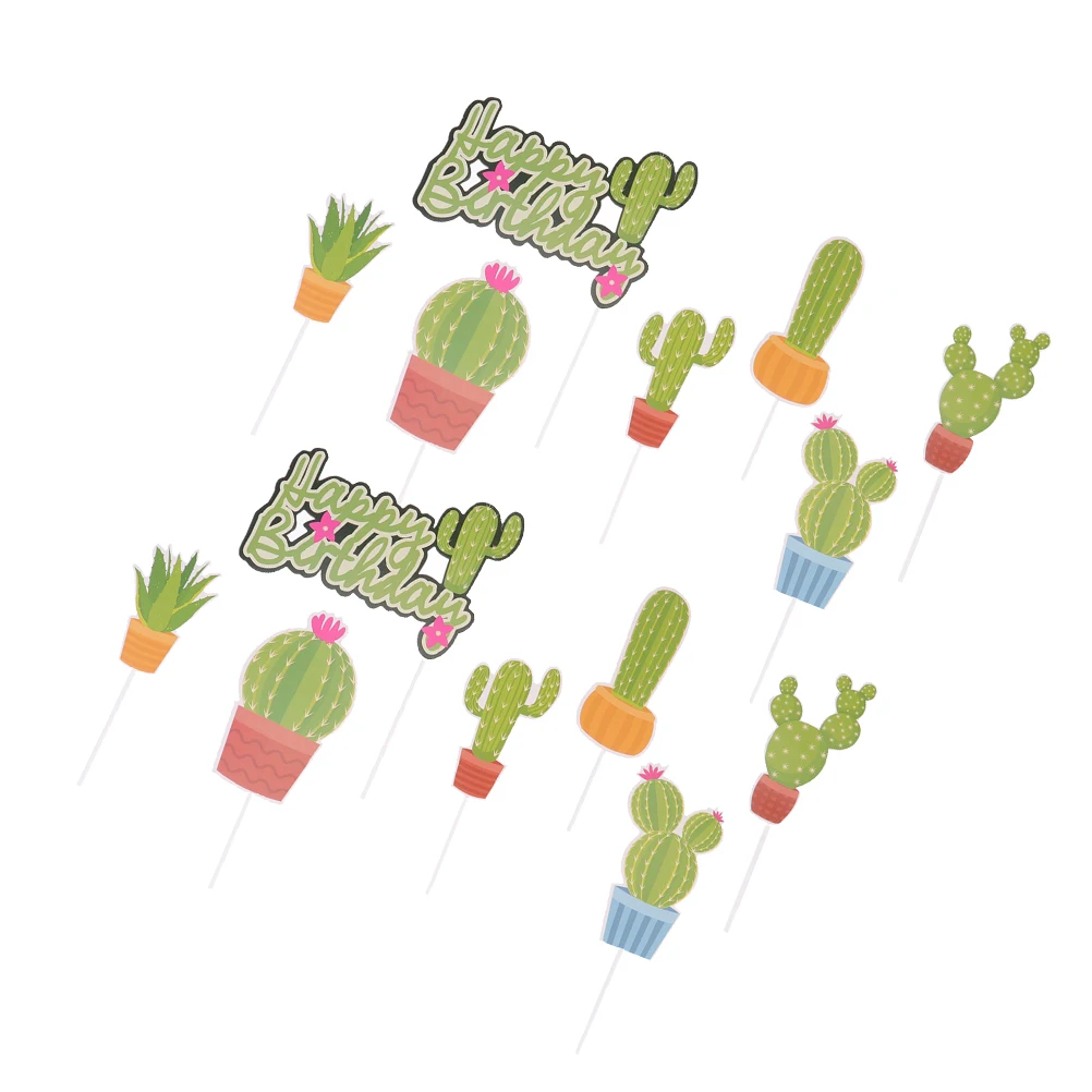 42 pcs Cactus Cake Toppers Decorations Fruit Picks Dessert Table Paper Topper for Birthday Wedding Party Supplies
42 pcs Cactus Cake Toppers Decorations Fruit Picks Dessert Table Paper Topper for Birthday Wedding Party Supplies