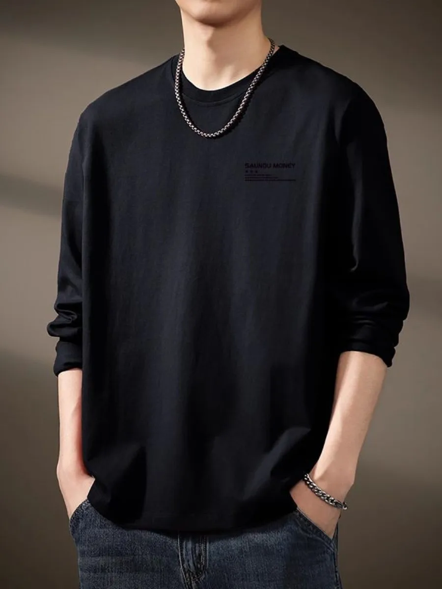 American Sle Cotton Long Sve round Ne Men's T-irt Loose Fit Autumn Spring Top Comfortable Soft Retro Print Tee
American Sle Cotton Long Sve round Ne Men's T-irt Loose Fit Autumn Spring Top Comfortable Soft Retro Print Tee