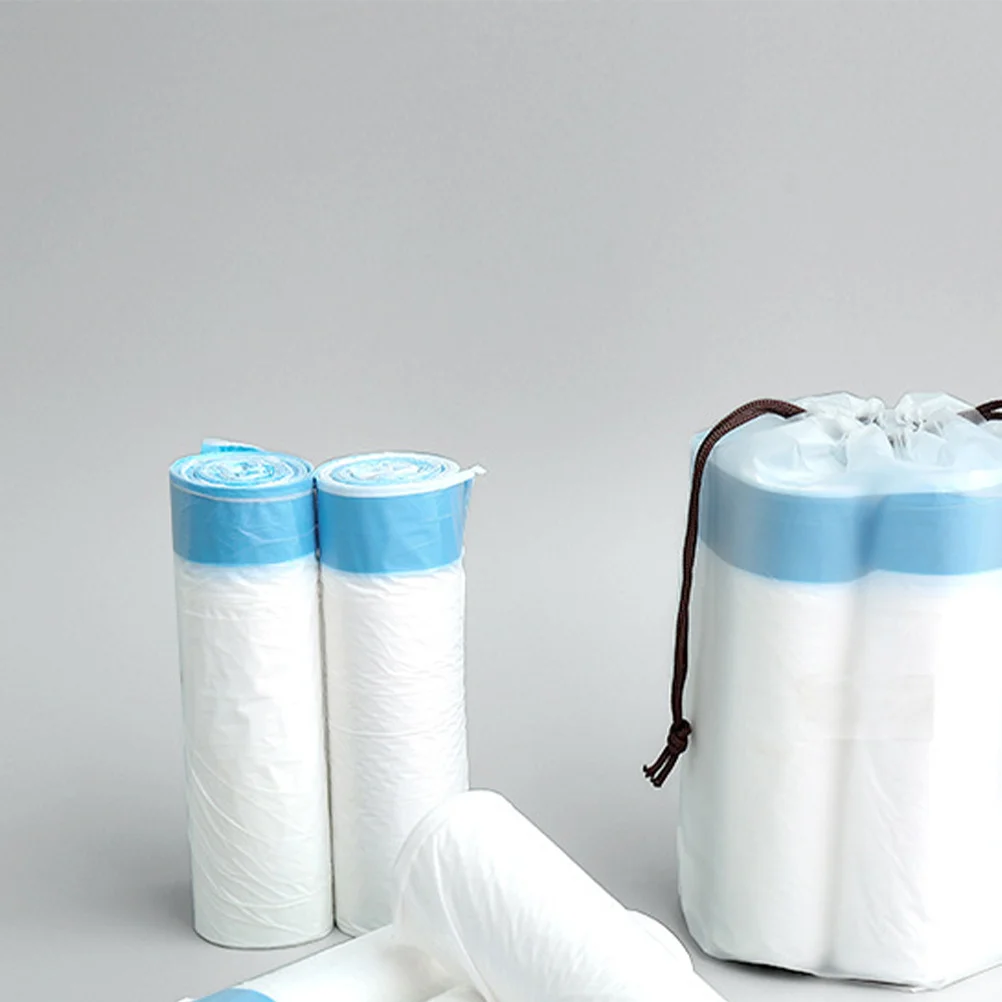 Drawstring Disposable Garbage Bags 5 Roll Large Capacity Thickened Plastic for Home Bathroom Kitchen Blue 15 Bags Per Roll
Drawstring Disposable Garbage Bags 5 Roll Large Capacity Thickened Plastic for Home Bathroom Kitchen Blue 15 Bags Per Roll