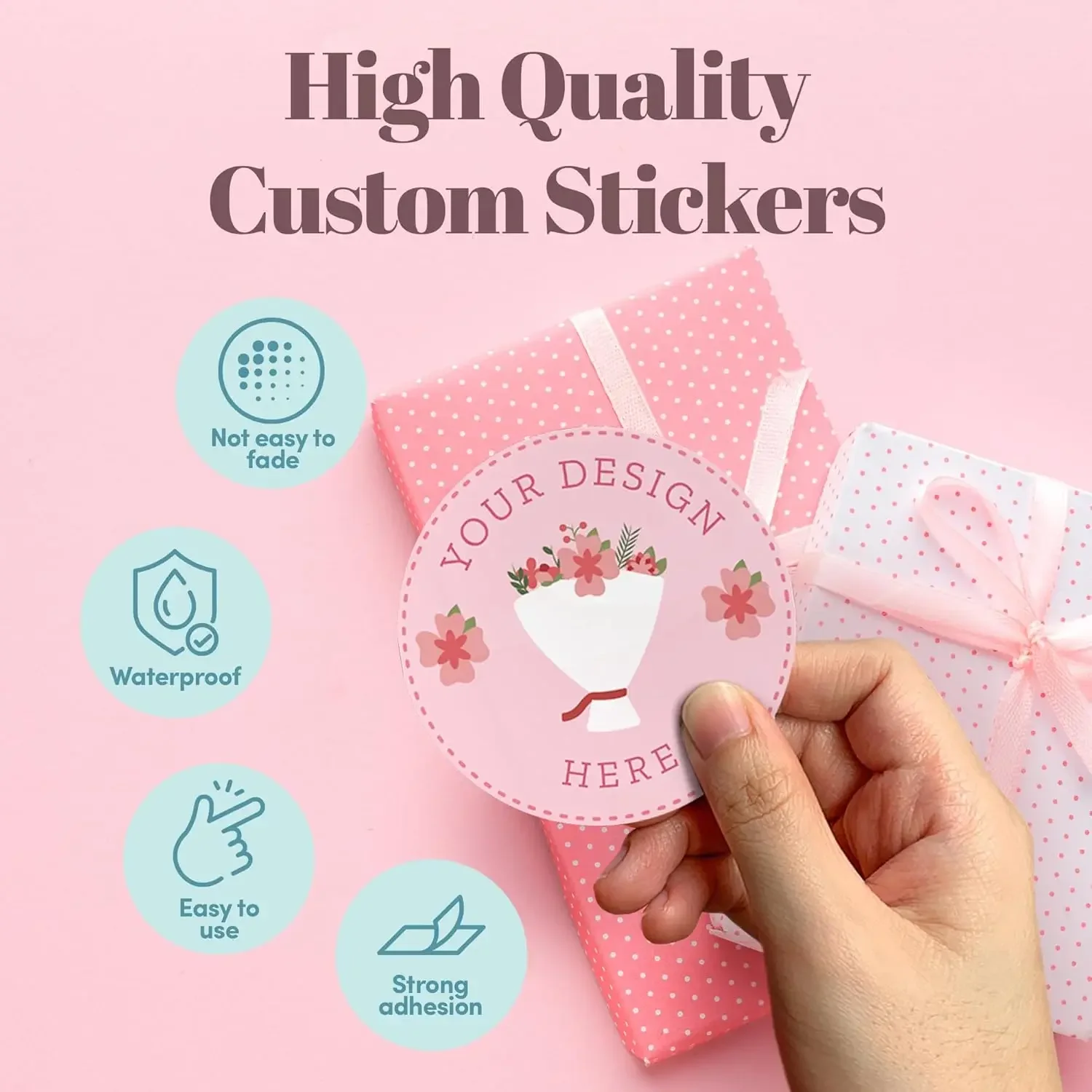 Customized circular, PVC adhesive labels, bottle caps/equipment warning/product identification stickers
Customized circular, PVC adhesive labels, bottle caps/equipment warning/product identification stickers