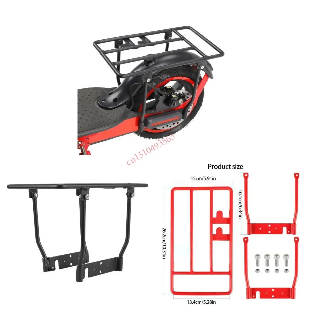 Electric Scooters Rear Rack Bearing Scooters Luggage Cargo Rack Steel Carriers Rack Replacement 448C
Electric Scooters Rear Rack Bearing Scooters Luggage Cargo Rack Steel Carriers Rack Replacement 448C