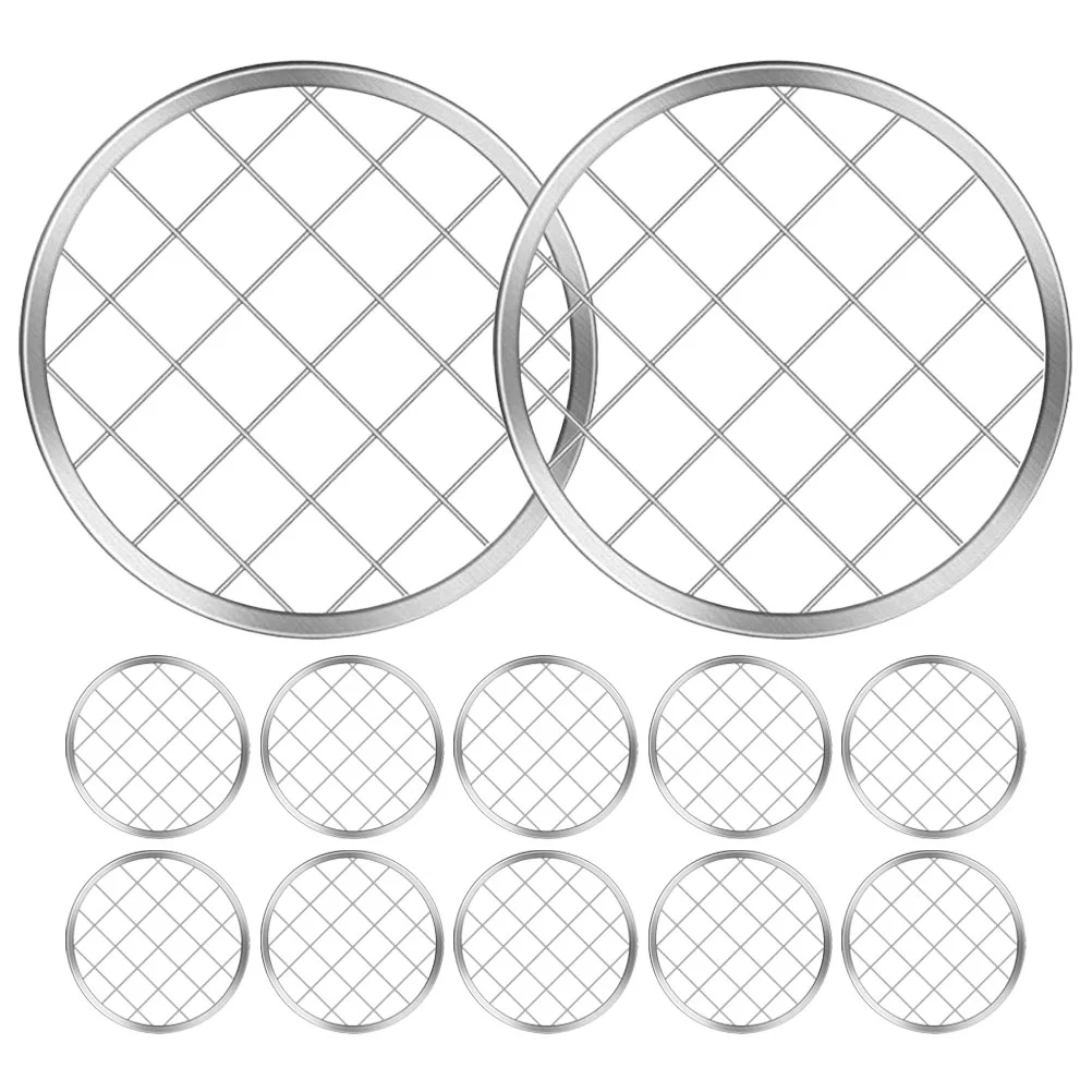 12 Pcs Stainless Steel Flower Grid Reusable Mason Jar Lid 70mm 86mm Pen Holder Vase Grid Detachable Design Multi
12 Pcs Stainless Steel Flower Grid Reusable Mason Jar Lid 70mm 86mm Pen Holder Vase Grid Detachable Design Multi