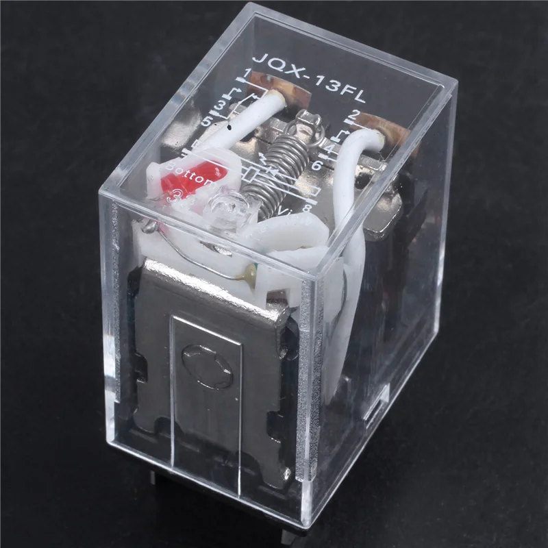 A01F-6X JQX-13F LY2 Катушка переменного тока 24 В 8-контактное электромагнитное реле DPDT с красным светодиодом
A01F-6X JQX-13F LY2 Катушка переменного тока 24 В 8-контактное электромагнитное реле DPDT с красным светодиодом