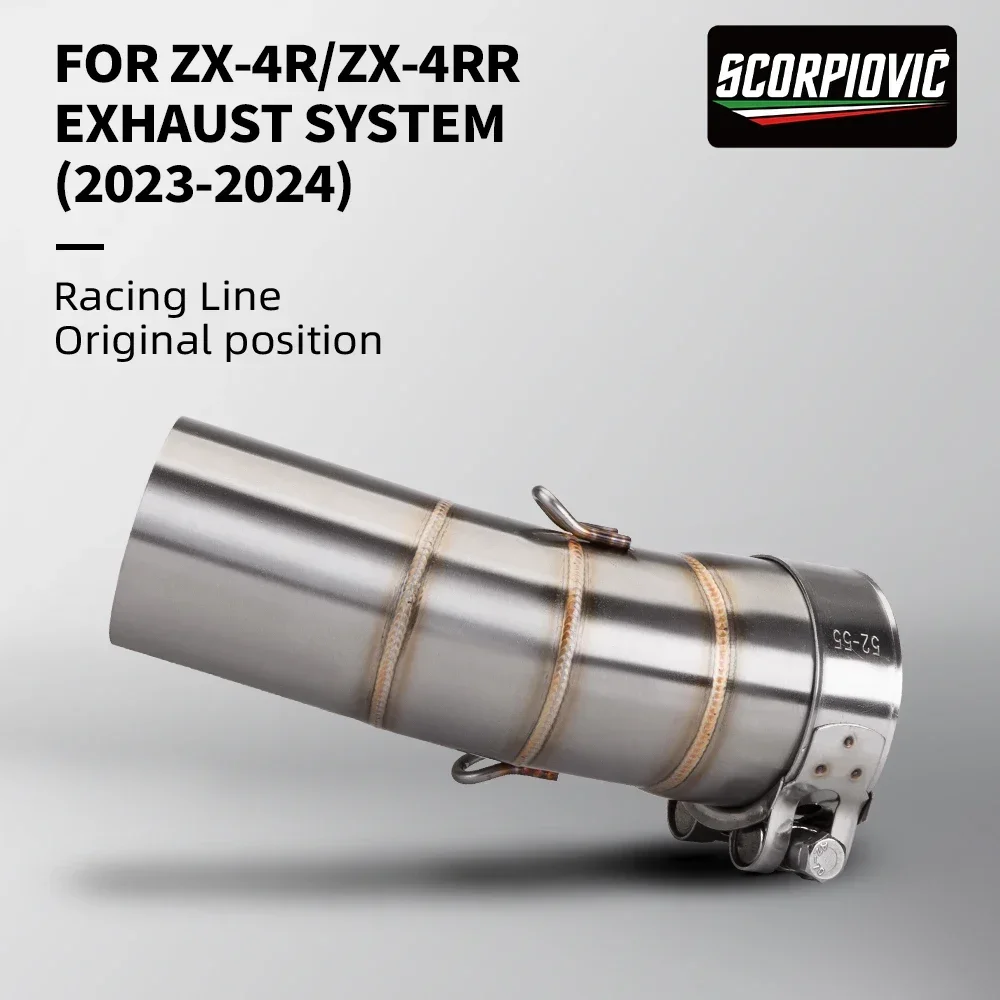 Used for motorcycle 2022-2024 Ninja ZX-4R ZX-4RR ZX4R ZX4RR titanium alloy sliding link exhaust pipe
Used for motorcycle 2022-2024 Ninja ZX-4R ZX-4RR ZX4R ZX4RR titanium alloy sliding link exhaust pipe