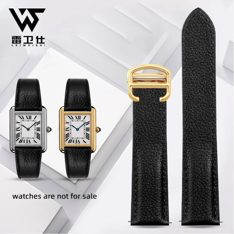 High Quality Cowhide Accessories for Cartier Tank Must London Solo Solid Stainless Steel Buckle Watchbands 20mm 22mm 23mm 25mm
High Quality Cowhide Accessories for Cartier Tank Must London Solo Solid Stainless Steel Buckle Watchbands 20mm 22mm 23mm 25mm
