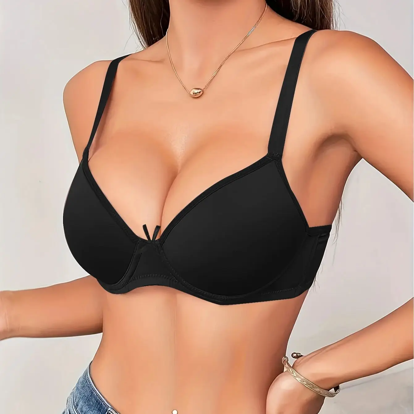 Women's Large Size Seamless Bra Set Comfortable Push-Up, Lightweight Soft Cup, Daily Full Coverage Bra
Women's Large Size Seamless Bra Set Comfortable Push-Up, Lightweight Soft Cup, Daily Full Coverage Bra