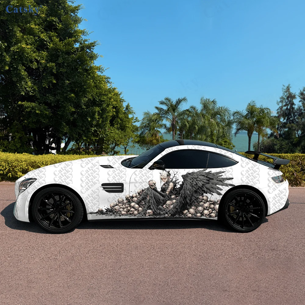 2pc woman on pile of skulls car sticker, durable, fade-resistant, Enhance the beauty your vehicle with art design car vinyl wrap
2pc woman on pile of skulls car sticker, durable, fade-resistant, Enhance the beauty your vehicle with art design car vinyl wrap