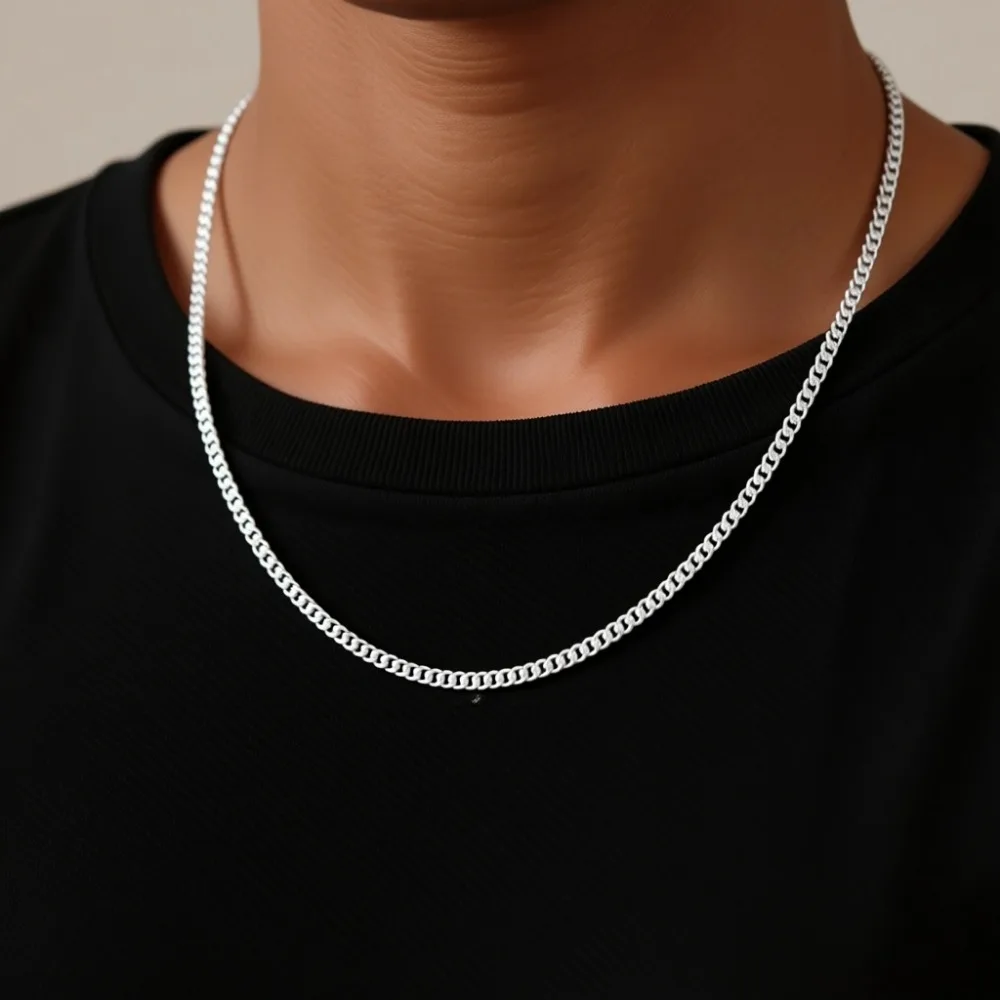 Серебряная цепочка Cuban Link с алмазной огранкой для мужчин, 3.5, 5, 7 мм, 18, 20, 22, 24, 26 дюймов
Серебряная цепочка Cuban Link с алмазной огранкой для мужчин, 3.5, 5, 7 мм, 18, 20, 22, 24, 26 дюймов