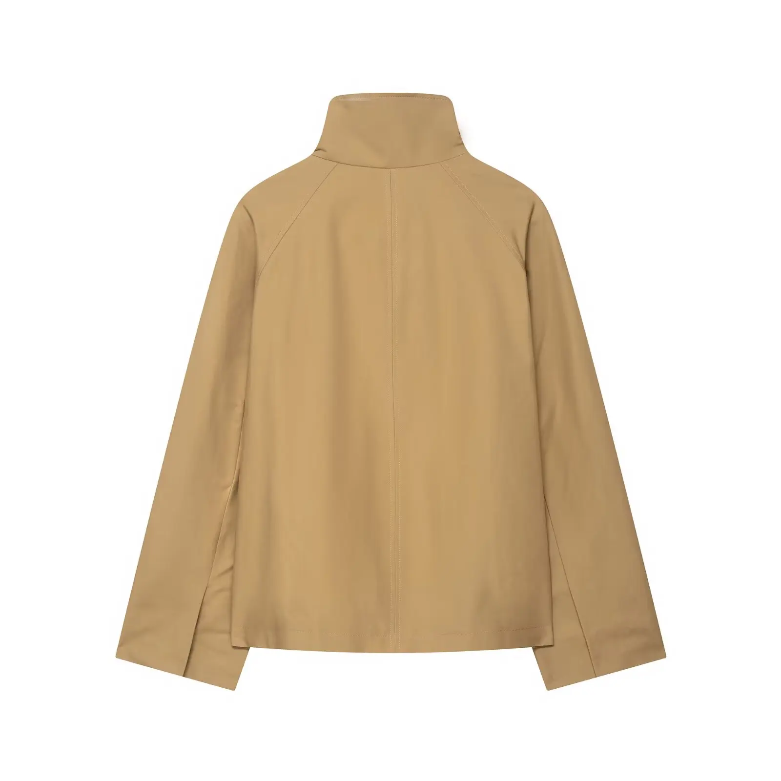 Новое поступление осени 2025 года, женский повседневный модный простой универсальный плащ трапециевидной формы с высоким воротом и длинными рукавами, короткая куртка
Новое поступление осени 2025 года, женский повседневный модный простой универсальный плащ трапециевидной формы с высоким воротом и длинными рукавами, короткая куртка