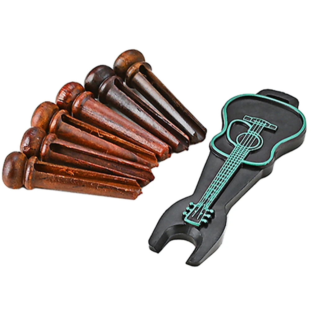 1 set Guitar String Set Plastic Wood Durable Acoustic Pins Easy String Pin For Guitar Install Bridge Pin Puller Gifts
1 set Guitar String Set Plastic Wood Durable Acoustic Pins Easy String Pin For Guitar Install Bridge Pin Puller Gifts