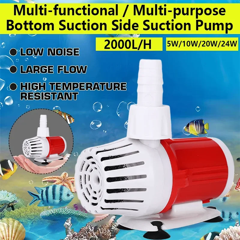 110V/220V Silent Pumps Aquarium Garden Fountain Bottom Suction Water Pump Fish Pond Submersible Pump High Lift Water Pump
110V/220V Silent Pumps Aquarium Garden Fountain Bottom Suction Water Pump Fish Pond Submersible Pump High Lift Water Pump