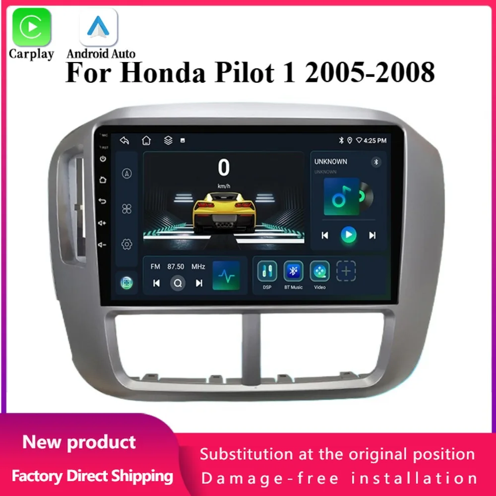 For Honda Pilot 1 2005-2008 Android 14 Car Radio Multimedia 4G GPS Navigation Wireless Bluetooth CarPlay Touch Screen Stereo
For Honda Pilot 1 2005-2008 Android 14 Car Radio Multimedia 4G GPS Navigation Wireless Bluetooth CarPlay Touch Screen Stereo