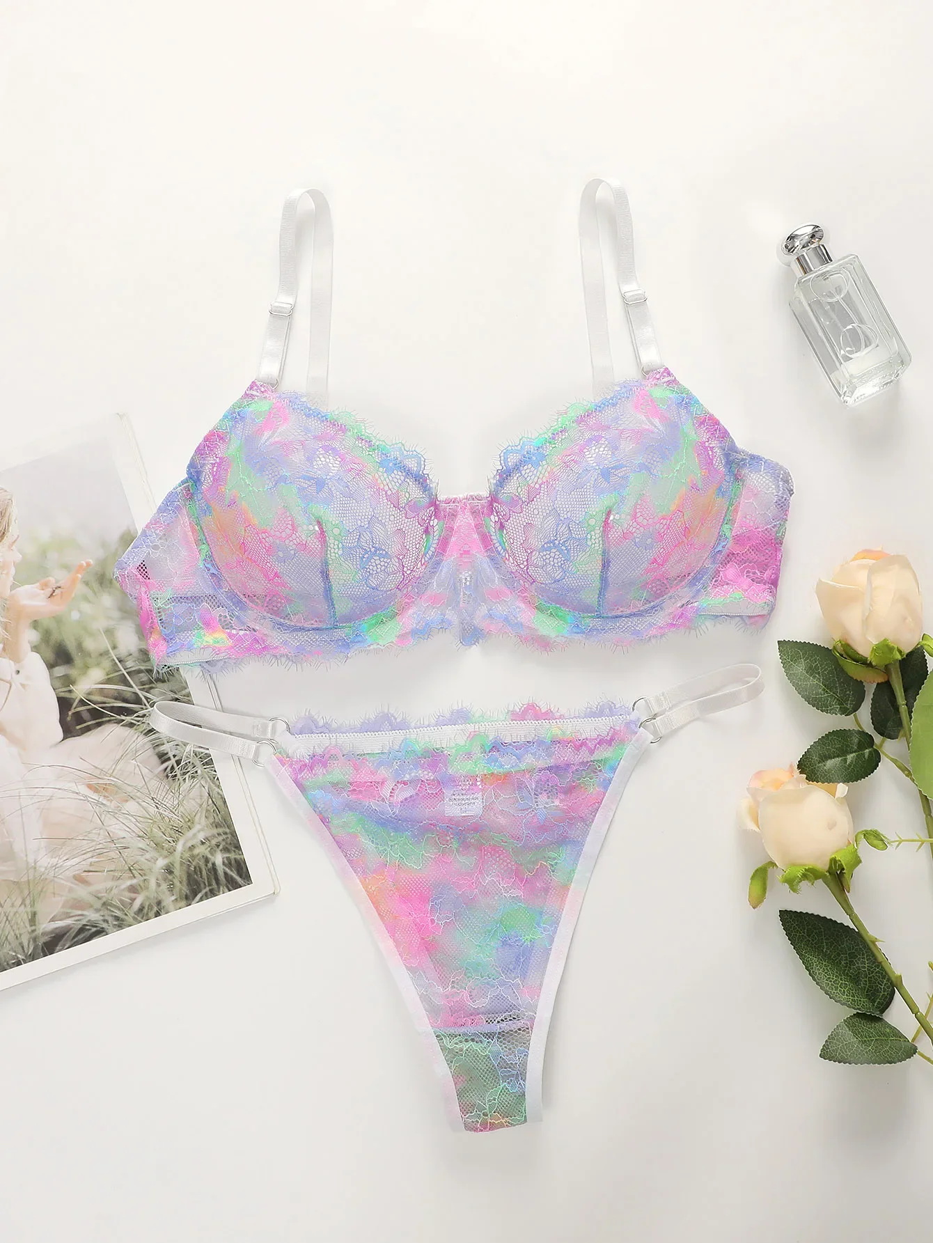 High Quality New Women's Underwear Beautiful Colored Bra Super Thin Lace Ladies underwear set Sexy Lingerie YS024
High Quality New Women's Underwear Beautiful Colored Bra Super Thin Lace Ladies underwear set Sexy Lingerie YS024