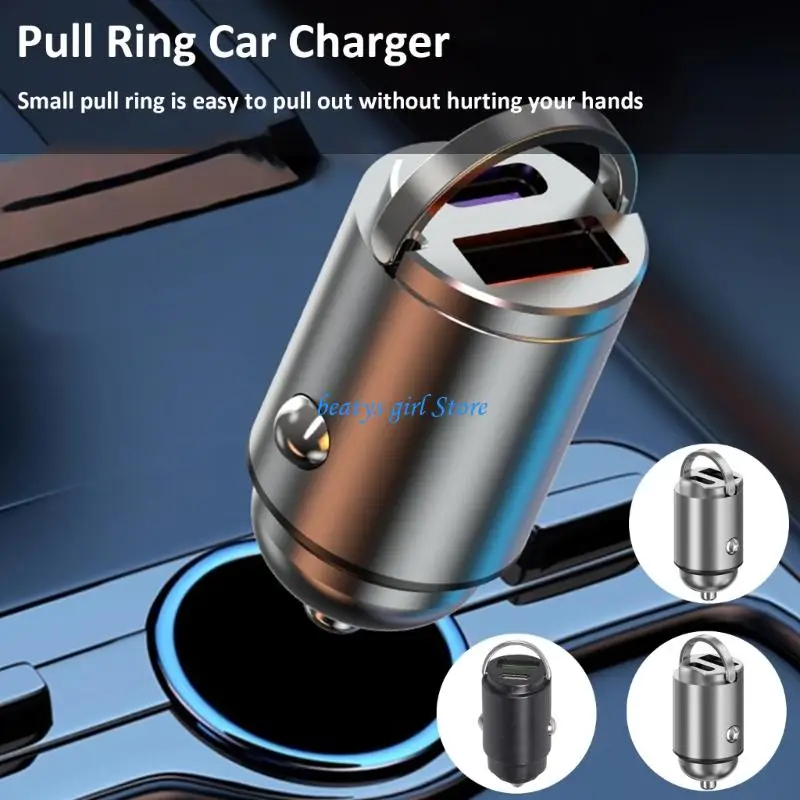 C7AB 2Port Car Fast Charging Car Phone QC3.0 PD3.0 Car Adapters
C7AB 2Port Car Fast Charging Car Phone QC3.0 PD3.0 Car Adapters