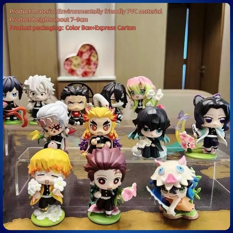 6PCS Demon Slayer Birth Flower Series Tanjiro Nezuko My Wife Yasuhi Akatsuro Q-version Doll Figure Model Desktop Ornaments Gifts
6PCS Demon Slayer Birth Flower Series Tanjiro Nezuko My Wife Yasuhi Akatsuro Q-version Doll Figure Model Desktop Ornaments Gifts
