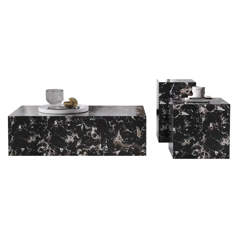 Marble coffee table combination small apartment living room household Italian light luxury modern simple rectangle
Marble coffee table combination small apartment living room household Italian light luxury modern simple rectangle