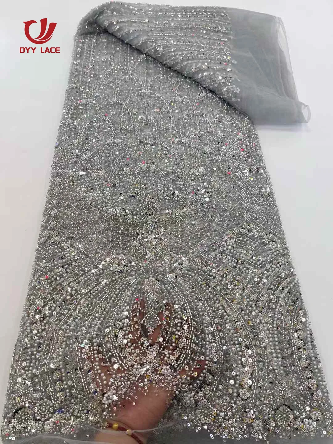 2025 African French Mesh Lace Beads Fabric Luxury High Quality Nigerian Net Lace with Sequins Wedding Dresses For Women
2025 African French Mesh Lace Beads Fabric Luxury High Quality Nigerian Net Lace with Sequins Wedding Dresses For Women