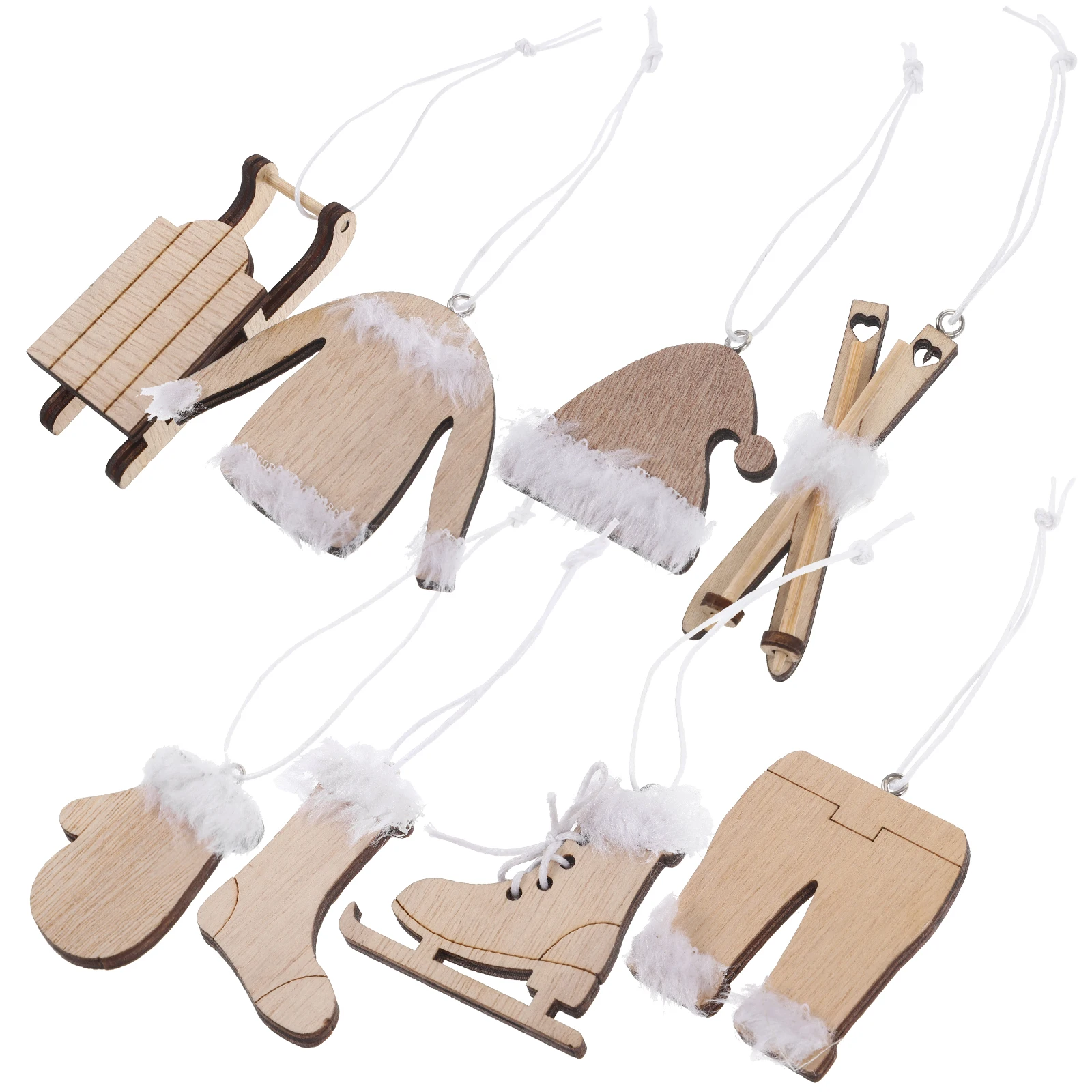 8 Pcs Mini Sled Pendant Office Country Christmas Decorations Sleigh Bells Wood Ornaments for Tree
8 Pcs Mini Sled Pendant Office Country Christmas Decorations Sleigh Bells Wood Ornaments for Tree