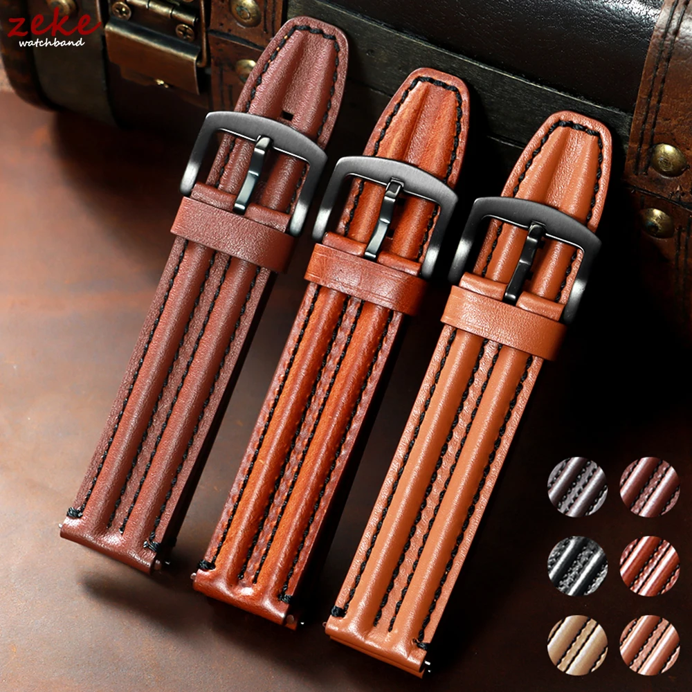 Vintage Oil Wax Leather Watch Band 20mm 22mm 24mm Quick Release Bracelet for Seiko Black Buckle Wristband Brown Cowhide Straps 
Vintage Oil Wax Leather Watch Band 20mm 22mm 24mm Quick Release Bracelet for Seiko Black Buckle Wristband Brown Cowhide Straps