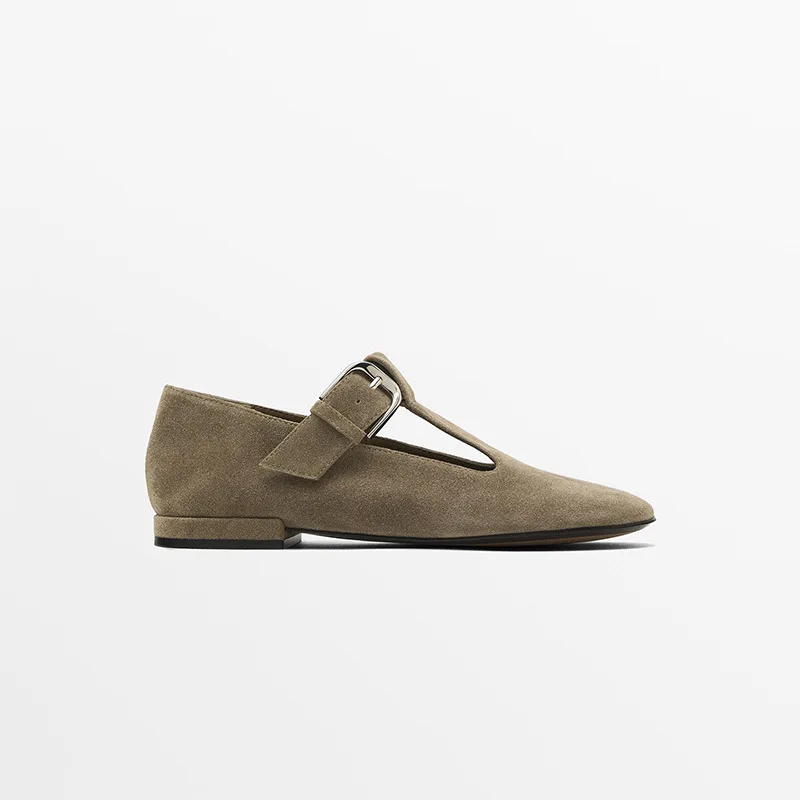 Withered British Minimalist Women's Shoes Genuine Leather Flats Shoes Versatile Flat Suede Soft Soled Buckle Mary Jane Shoes
Withered British Minimalist Women's Shoes Genuine Leather Flats Shoes Versatile Flat Suede Soft Soled Buckle Mary Jane Shoes