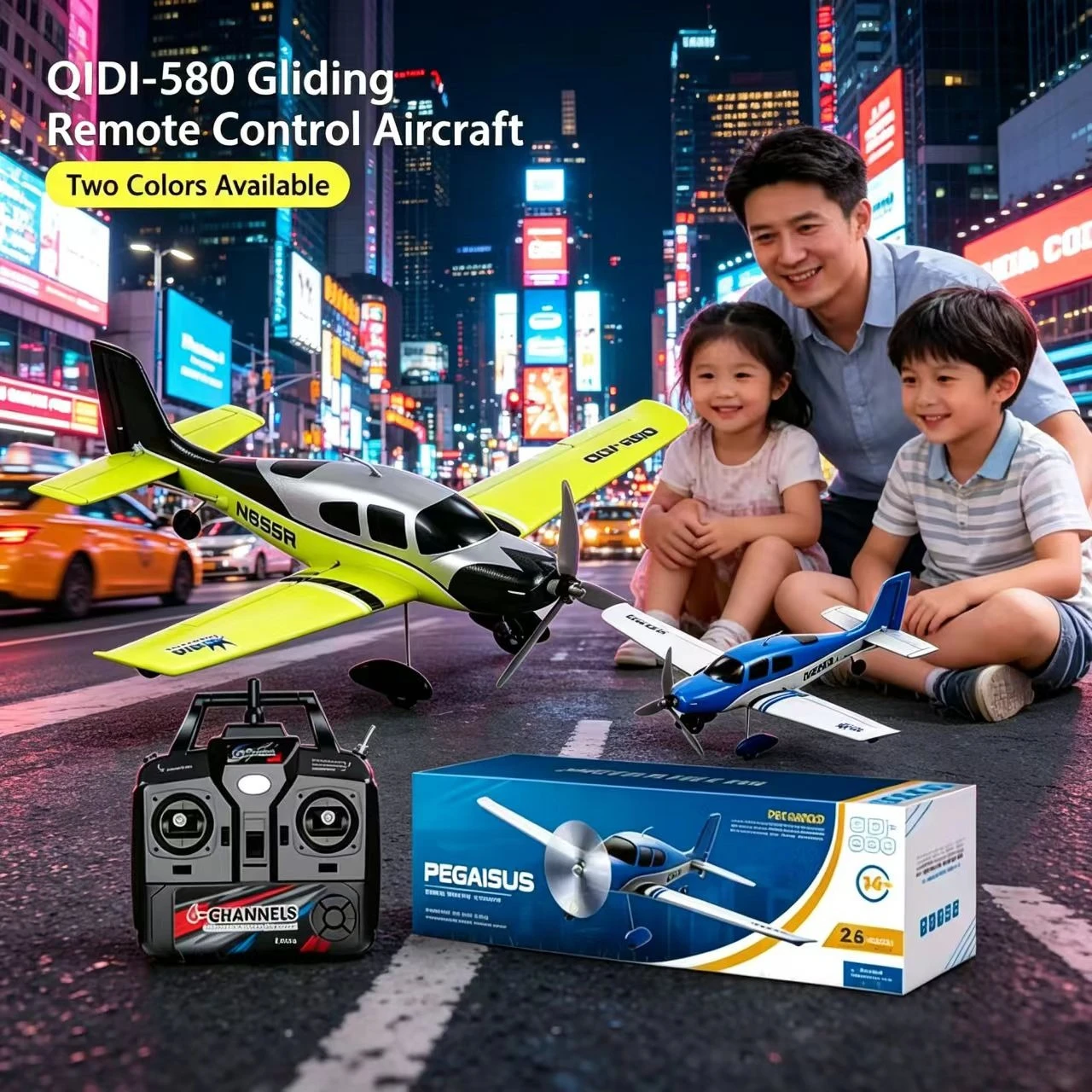 QIDI-580 Brushless Motor Remote Control Toys 4 Channel Remote Control Aircraft SR22 Simulation Aircraft 1504 For Children Gifts
QIDI-580 Brushless Motor Remote Control Toys 4 Channel Remote Control Aircraft SR22 Simulation Aircraft 1504 For Children Gifts