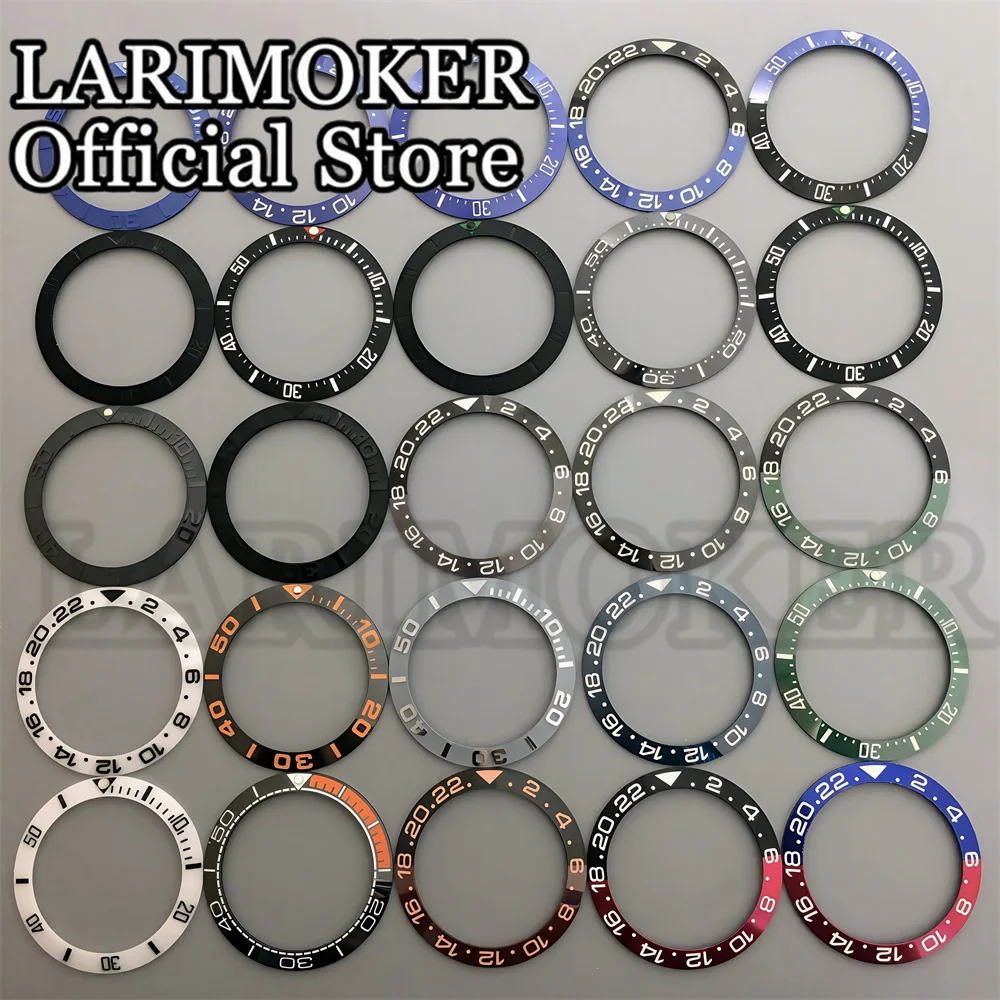 LARIMOKER 40 мм * 32 мм керамический алюминиевый безель черный красный темно-синий коричневый зеленый платина с знаком времени подходит для корпуса 43 мм
LARIMOKER 40 мм * 32 мм керамический алюминиевый безель черный красный темно-синий коричневый зеленый платина с знаком времени подходит для корпуса 43 мм