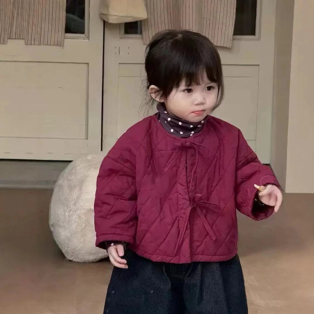Girls Coat Sweet Girls Japanese and Korean Padded Thickened Top 2025 Spring and Autumn New Children's Clothing Fashion
Girls Coat Sweet Girls Japanese and Korean Padded Thickened Top 2025 Spring and Autumn New Children's Clothing Fashion