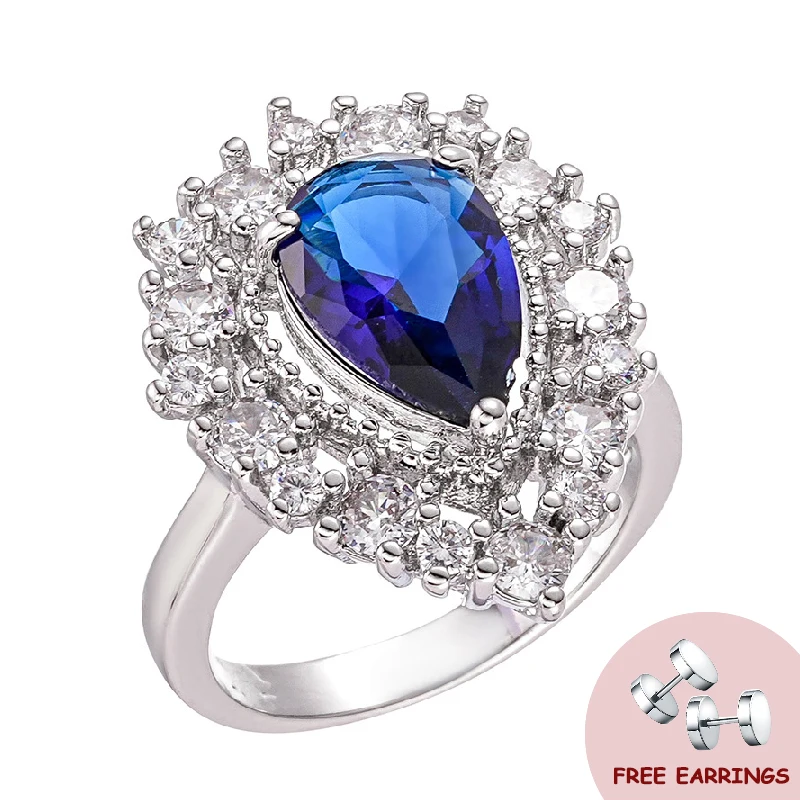 Classic Water Drop Shape Ring with Zircon 925 Silver Jewelry Ornaments for Women Wedding Promise Engagement Party Gift Wholesale
Classic Water Drop Shape Ring with Zircon 925 Silver Jewelry Ornaments for Women Wedding Promise Engagement Party Gift Wholesale