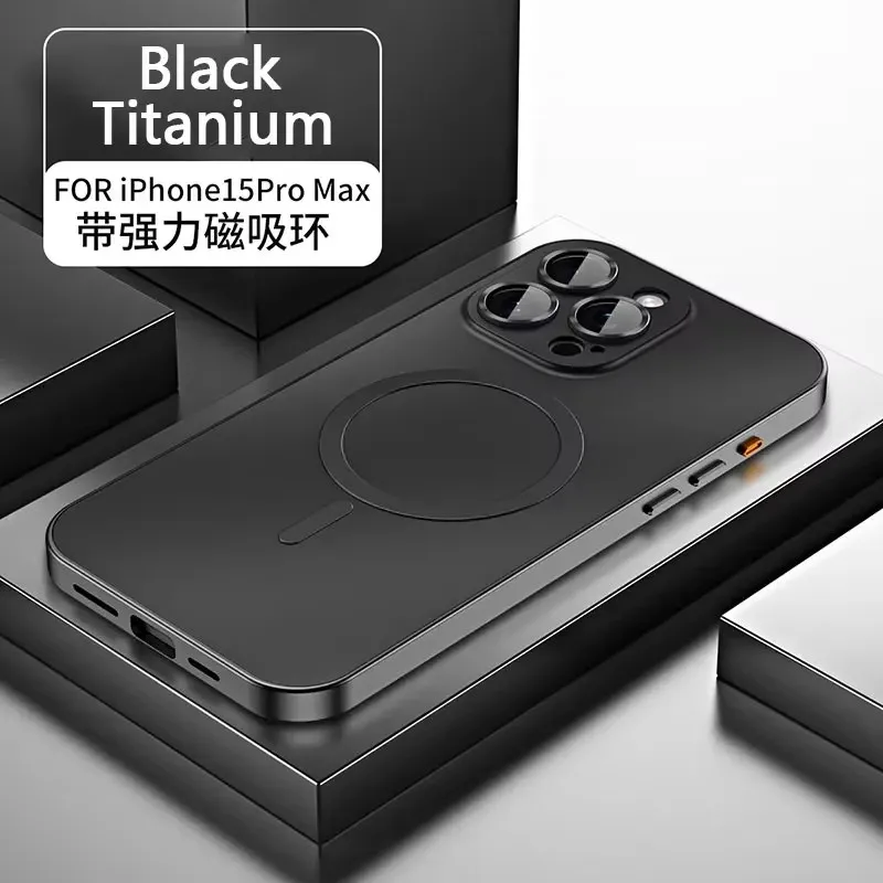 Aluminum Metal Frame Magnetic Case for iPhone 15 14 13 12 16 Pro Max Wireless Charging Lens Protection Detachable Phone Cover
Aluminum Metal Frame Magnetic Case for iPhone 15 14 13 12 16 Pro Max Wireless Charging Lens Protection Detachable Phone Cover