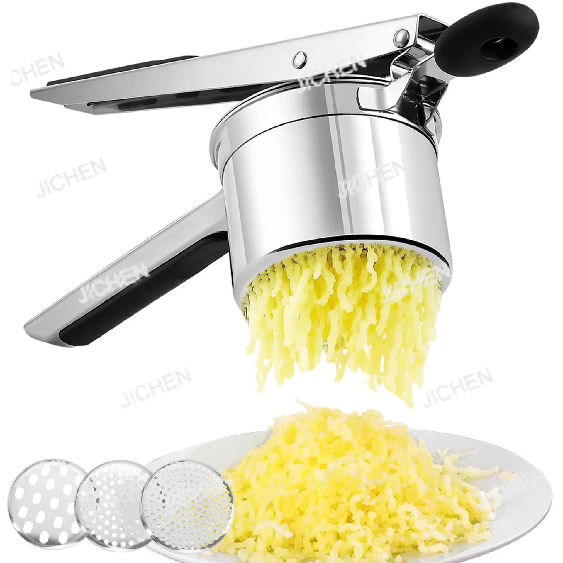 304 Stainless Steel Ess Mud Press Silicone Handle Potato Press, Juice Manual Juicer
304 Stainless Steel Ess Mud Press Silicone Handle Potato Press, Juice Manual Juicer