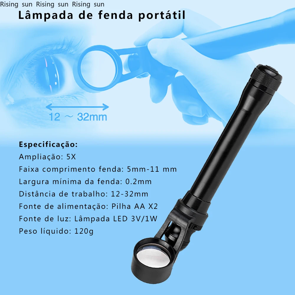 Pocket Slit Lamp Luminaria De Fenda De Bolso