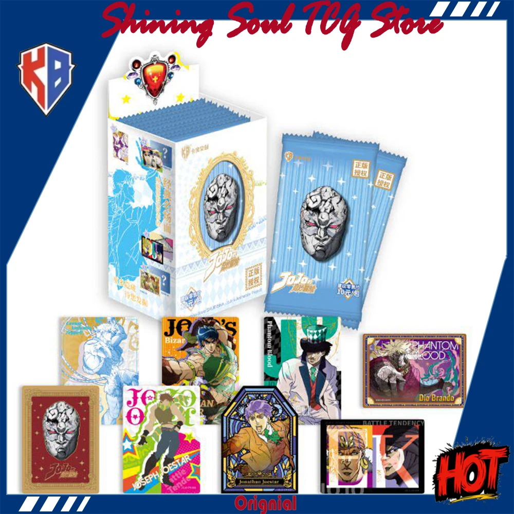 Genuine Kabao Culture & Creation JoJo's Bizarre Adventure Phantom Blood - Battle Tendency Anime Collection Cards Toys Gifts
Genuine Kabao Culture & Creation JoJo's Bizarre Adventure Phantom Blood - Battle Tendency Anime Collection Cards Toys Gifts