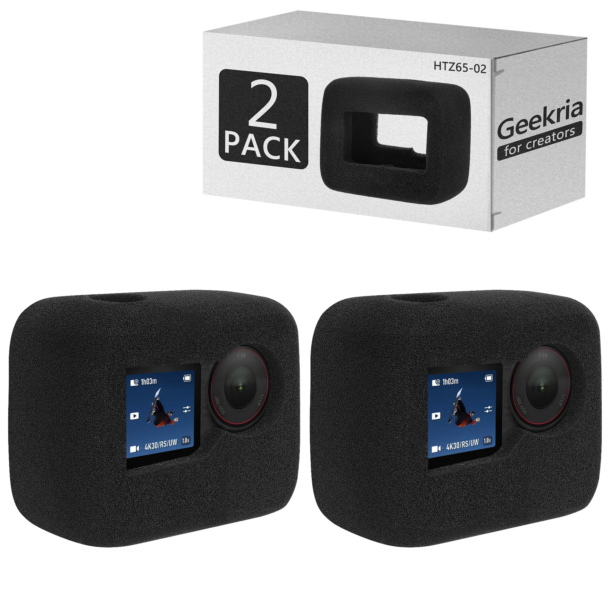 Geekria for Creators Windslayer Cover Wind Muff Compatible with DJI Osmo Action 5 Pro, 4, 3 Action Camera, Housing Frame Case
Geekria for Creators Windslayer Cover Wind Muff Compatible with DJI Osmo Action 5 Pro, 4, 3 Action Camera, Housing Frame Case