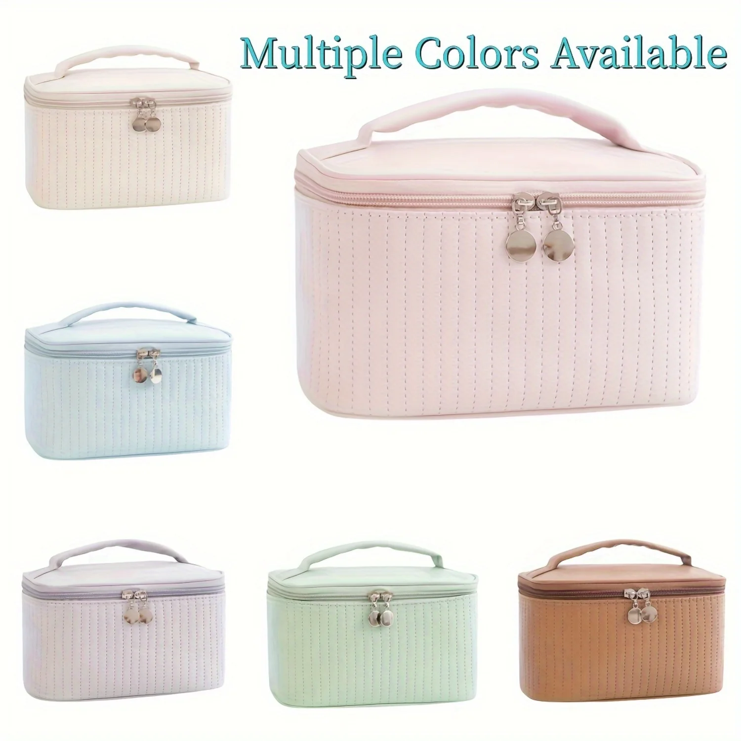 Waterproof Makeup Bag Organizer for Women - Spacious with Multiple Compartments for Travel Toiletries - Keep Your Cosmetics Safe
Waterproof Makeup Bag Organizer for Women - Spacious with Multiple Compartments for Travel Toiletries - Keep Your Cosmetics Safe
