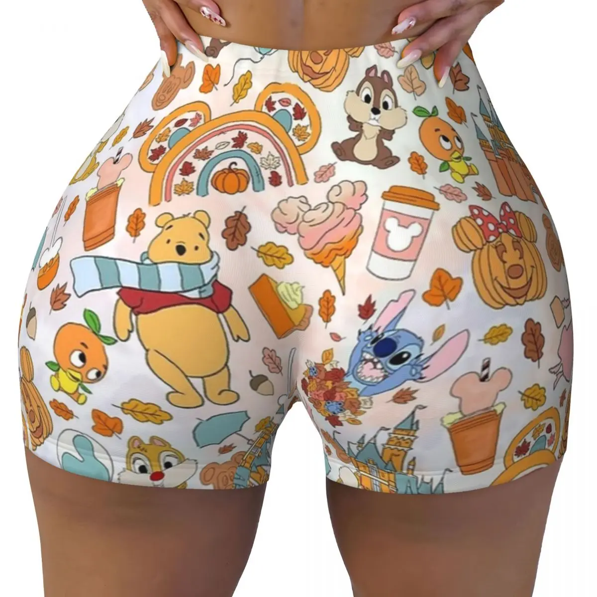 Winnie Chip 'n' Dale Stitch High Waist and Hip Yoga Shorts Women Fantasyland Running Biker Fitness Workout Gym Sportswear
Winnie Chip 'n' Dale Stitch High Waist and Hip Yoga Shorts Women Fantasyland Running Biker Fitness Workout Gym Sportswear