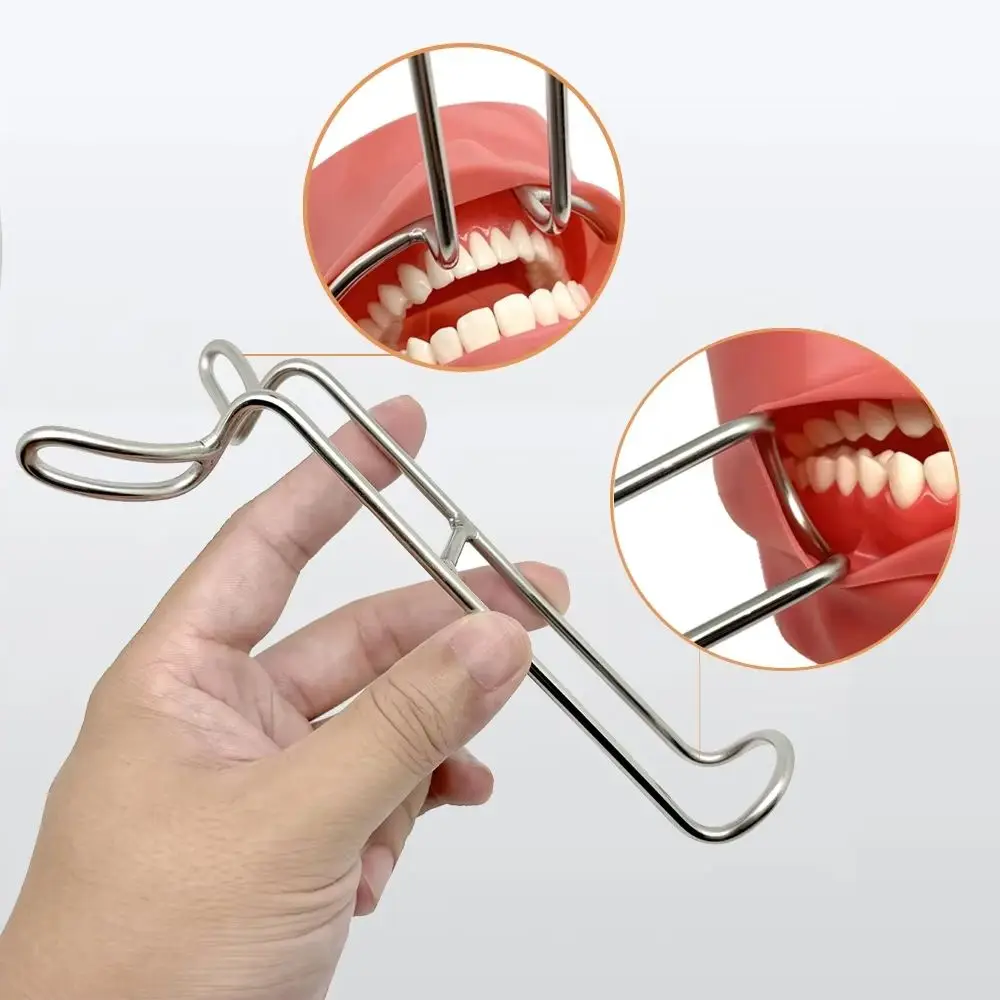Dental Mouth Expander Lip Retractor Double-Headed Intraoral Cheek Upper Lower Lip Stainless Steel for Oral Procedures Set
Dental Mouth Expander Lip Retractor Double-Headed Intraoral Cheek Upper Lower Lip Stainless Steel for Oral Procedures Set