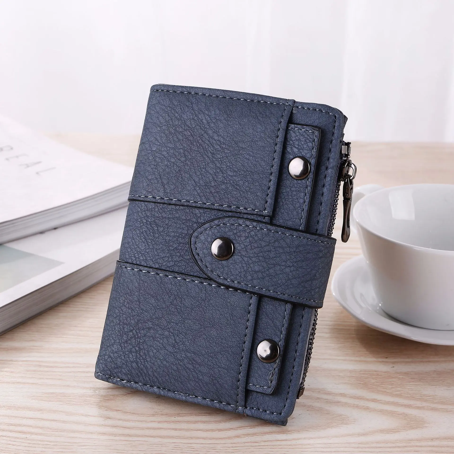 New Men Women Fashion Solid Color Credit Card ID Card Multi-slot Card Holder Casual PU Leather Mini Coin Purse Wallet Pocket
New Men Women Fashion Solid Color Credit Card ID Card Multi-slot Card Holder Casual PU Leather Mini Coin Purse Wallet Pocket