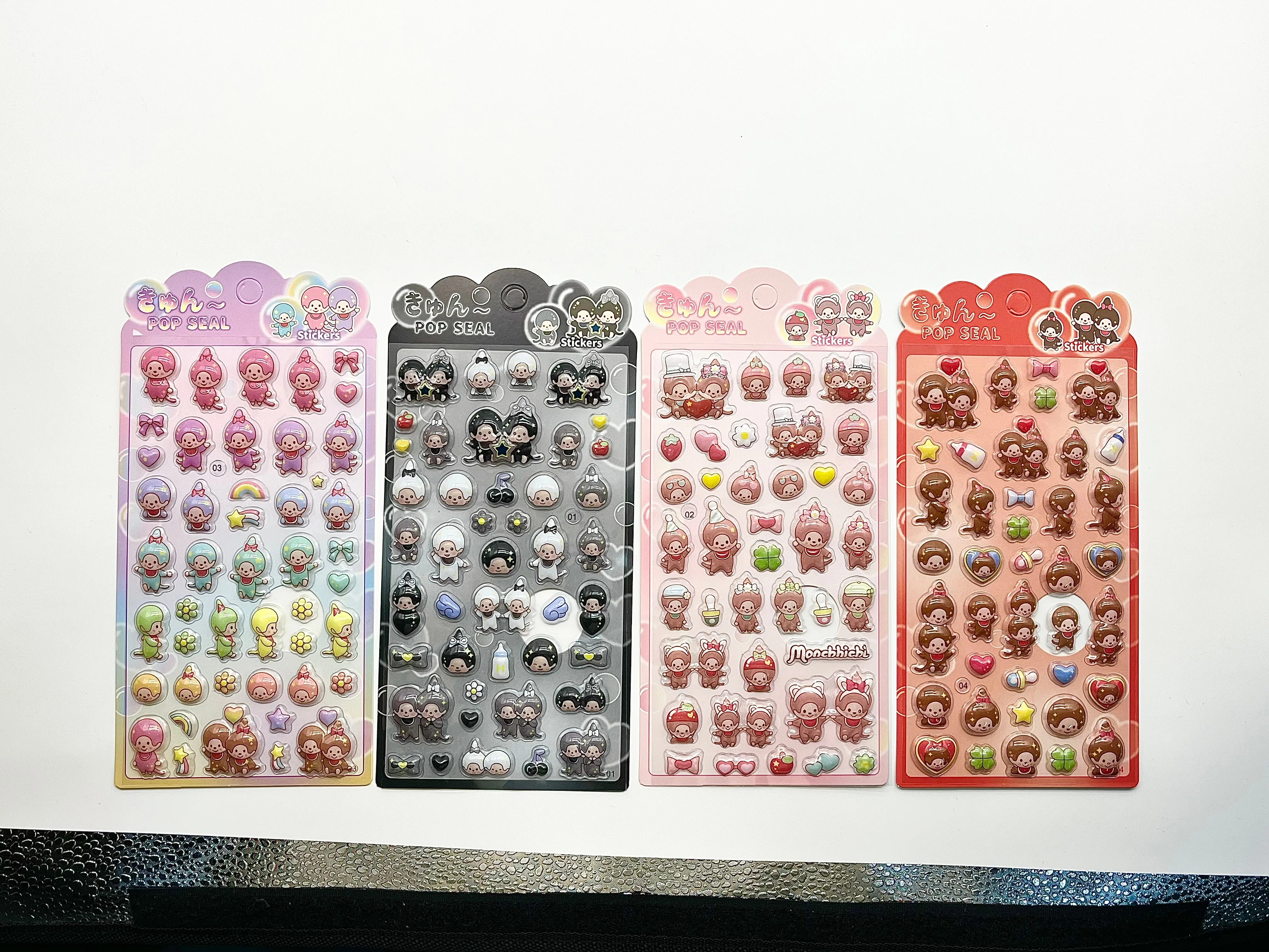 5 styles 40pcs 3D hollow relief stickers for children's cartoons, cute stickers for computer decoration, anime stickers
5 styles 40pcs 3D hollow relief stickers for children's cartoons, cute stickers for computer decoration, anime stickers