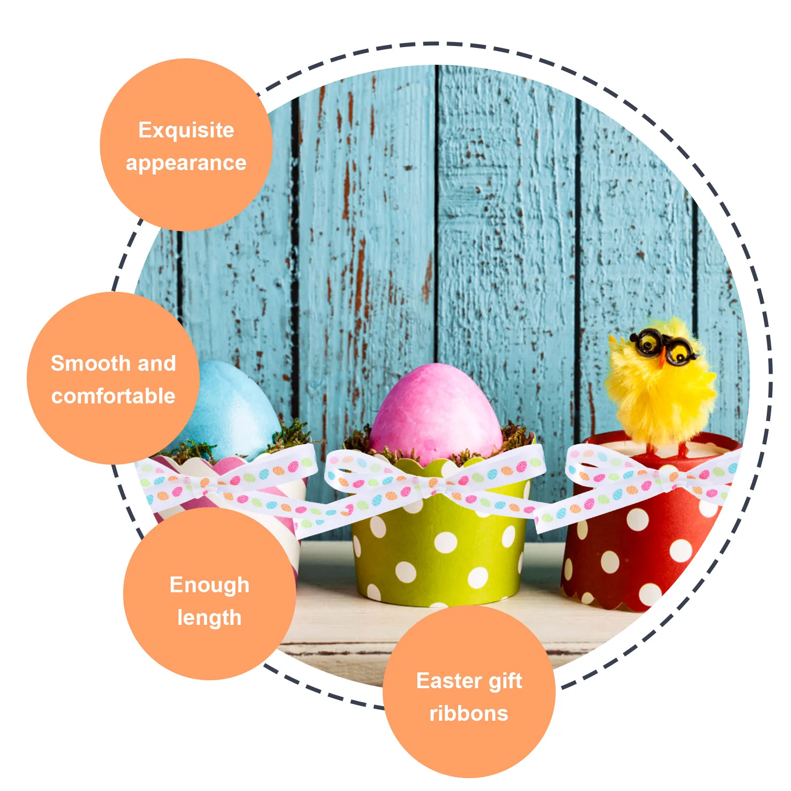 Easter Ribbon 2 Rolls Lovely Decor Gifts Packing Premium Polyester Material Suitable Easter Festival Parties Wall Home Gift Box
Easter Ribbon 2 Rolls Lovely Decor Gifts Packing Premium Polyester Material Suitable Easter Festival Parties Wall Home Gift Box