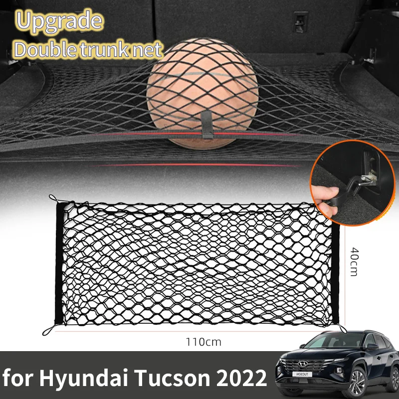 For Hyundai Tucson NX4 2022 2023 2024 Accessories Car Boot Trunk Net Elastic Upgraded Auto Double Layer Storage Organizer Parts
For Hyundai Tucson NX4 2022 2023 2024 Accessories Car Boot Trunk Net Elastic Upgraded Auto Double Layer Storage Organizer Parts