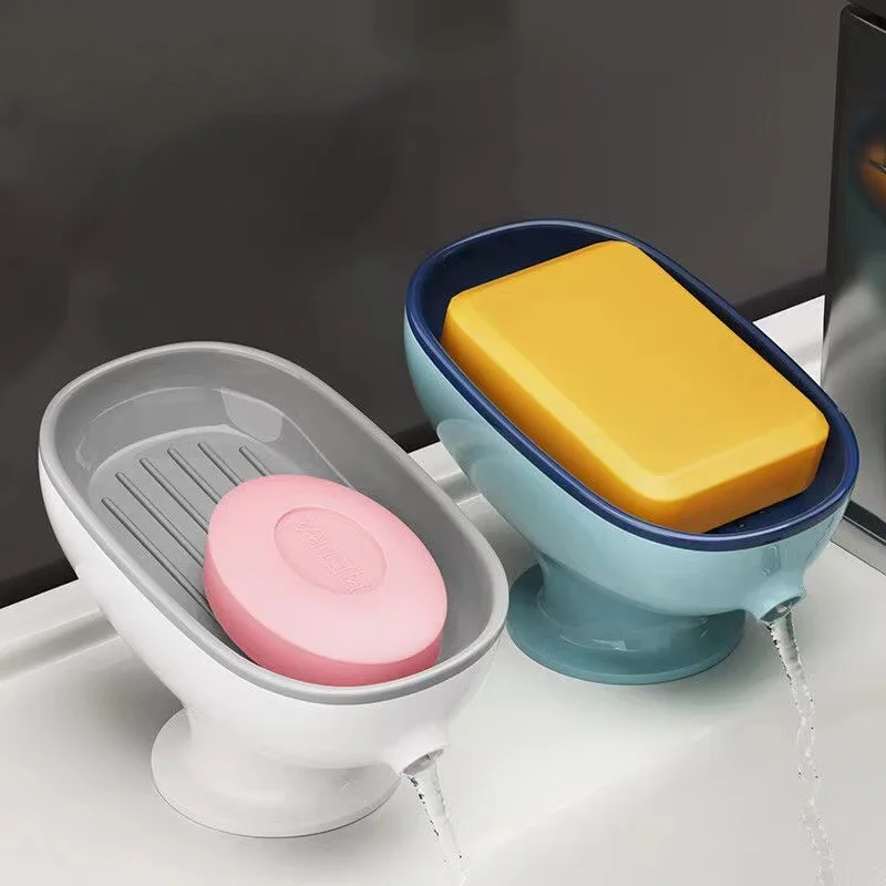 1Pcs Self Draining Bathroom Soap Holder - Super Suction Portable Soap Dish Valentine's Day Small Gift for Couple Bathroom JJ0117
1Pcs Self Draining Bathroom Soap Holder - Super Suction Portable Soap Dish Valentine's Day Small Gift for Couple Bathroom JJ0117